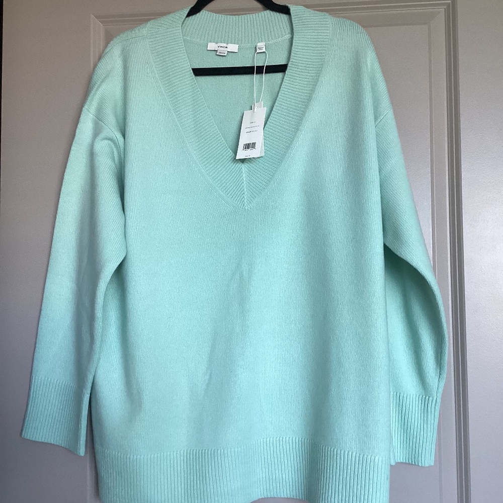 Vince Wool & Cashmere Blend Sweater (Plus Size) 2X